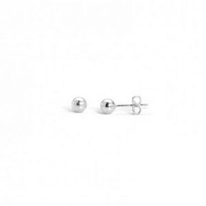 4mm sterling silver stud earrings